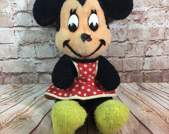 vintage minnie mouse plush toy