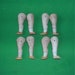 Vintage Antique German Doll Legs German Frozen Charlotte Doll Legs DIY Jewelry Doll Legs For Altered Art Mixed Media