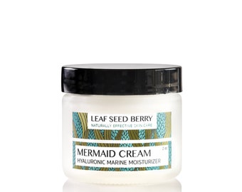 Mermaid Cream Face Moisturizer, Organic Face Cream, Vegan Face Cream, Hyaluronic Acid, Organic Moisturizer, Natural Face Cream, Facial