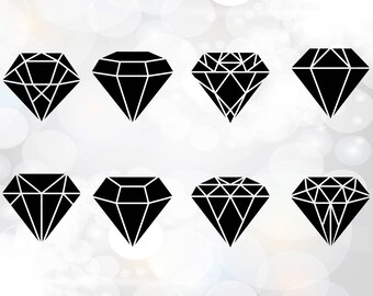 Download Diamond cut design | Etsy