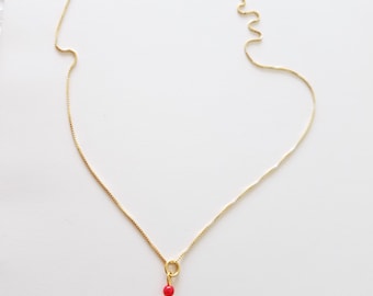 18 K Gold Plated Figa Hand Necklace, Gold Filled Azabache, Mano Fico, Azabache Charm Pendant, Figa Hand Charm Pendant, Azabache Necklace