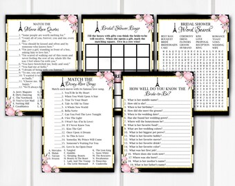 Bridal Shower Game Package, Item 712