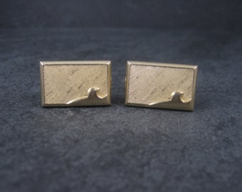 Vintage Wave Cufflinks Swank