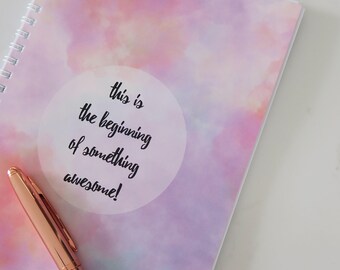 Weight Loss Planner l Food Diary l Meal Planner l This Is The Beginning Of Something Awesome