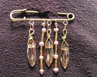 Brass Pin Tri-color