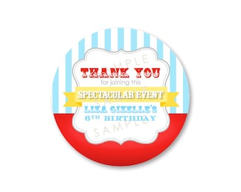 Carnival Party Favor Tags (24)