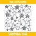 The Shooting Star cut file is a background design that can be used for your scrapbooking and papercrafting projects.