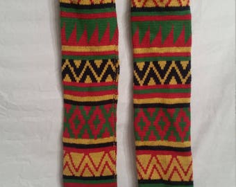 SALE!Vintage colorful legwarmers, 1980s