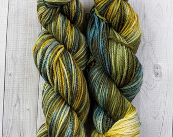 Gemstones Worsted, That 70's Show, Hand dyed yarn