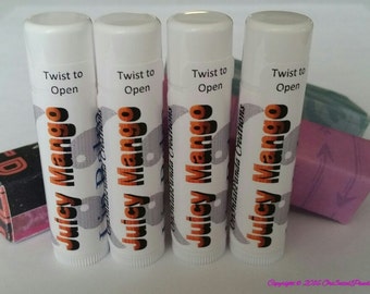 Handmade All-Natural Juicy Mango Flavored Lip Balm