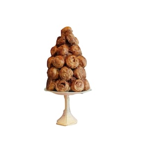 Fake Pastry Croquembouche - Fake Pastry Tower - Faux French Pastry - Event Decor - Wedding Centerpiece - French Cottage Wedding Decor