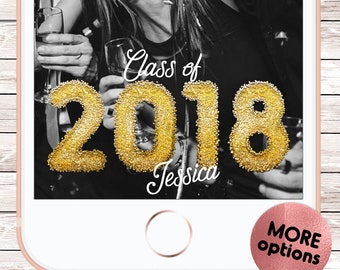 Snapchat Geofilter Graduation, Snapchat Geofilter Party, Graduation Party, Custom Graduation Geofilter, Graduation Filter, Class of 2018