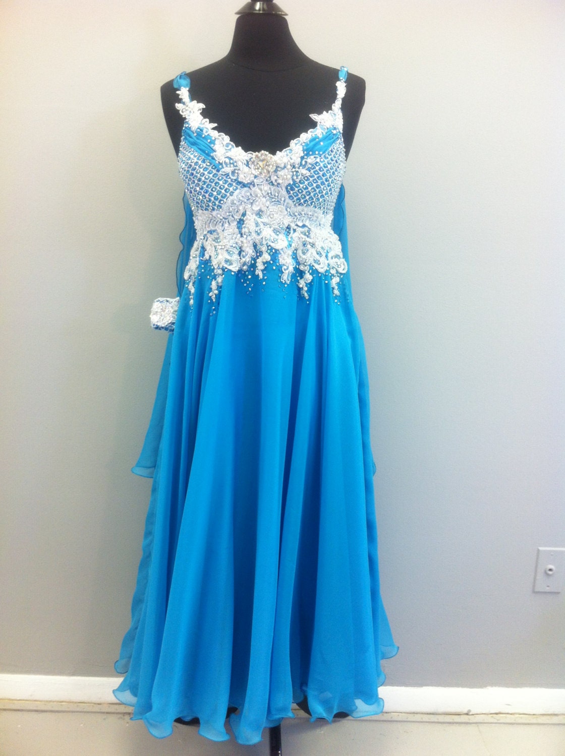 Light Blue Ballroom Dance Dress Ballroom Dance Dresses