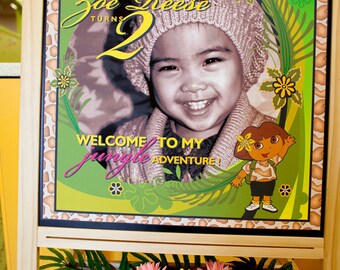 Dora the Explorer DIY Printable Welcome Sign