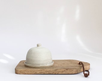 Stoneware ceramic butter dish with lid, pottery lidded butter keeper, crock, handmade, gift, present, Rebecca Williams Ceramics mothers day