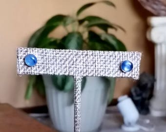 Blue Kyanite Sterling Silver Earrings