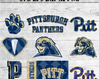university of Pittsburgh svg,team,logo,svg,png,eps,dxf,files for cricut,silhouette,collegiate,ncaa,banner,Panthers,decal,vinyl,football svg