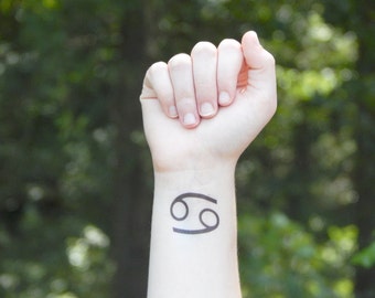 Zodiac Sign Temporary Tattoo - Astrology, Zodiac, Horoscope - Astrological Sign