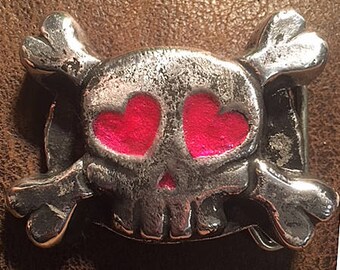 Ladies Cute Skull Belt Buckle