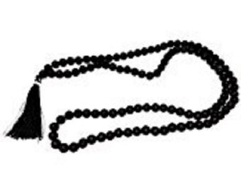 WholesaleGemShop - Lava 8 Mm Prayer Beads Japa Mala Hand Made with Free Shipping