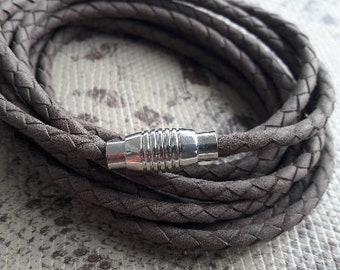 Magnetic Silver Clasp for 5 mm round cord