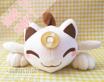 MADE TO ORDER Limited Edition Pokemon: Meowsy (baby Meowth) Art Plush