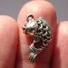 BULK 25 Fish Charms Antique Silver - BULK61
