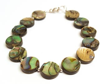 Abalone Bracelet, Mermaid Bracelet, Paua Abalone, Statement Bracelet, Abalone Shell, Abalone Jewellery, Paua Bracelet, Paua Shell Bracelet