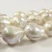 12-13mm Large Hole High Luster Natural Baroque Pearl Beads, 2 mm Hole, Genuine Freshwater Barqoue Edison Pearl Beads (512-BQW1218)