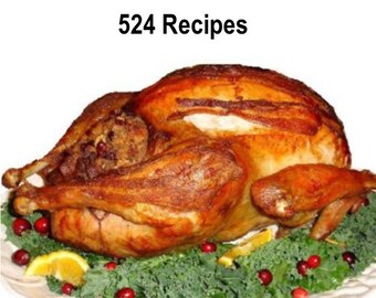 The Turkey Cookbook with 524 Recipes Instant Digital Download
