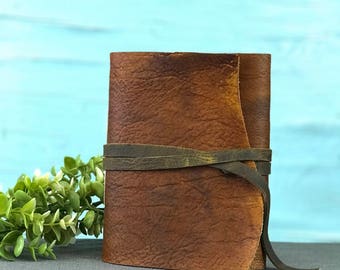 Personalized Leather Bound Journal Personalized Rustic Leather Notebook Rustic Leather Diary Leather Journal Rustic Personalized Gift
