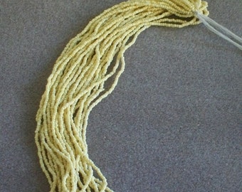 Opaque Tan effect seed bead Size 11 seed bead