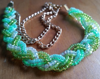Rainbow-Rainbow Necklace-Green