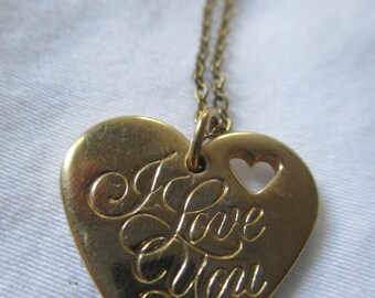 Vintage "I Love You Grandmother" Necklace