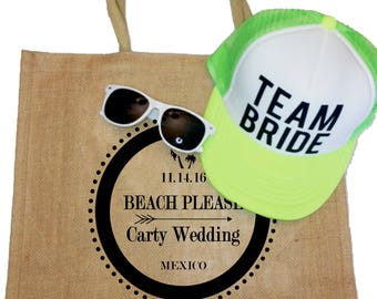 Wedding tote bag, Bridesmaid gifts, bachelorette party gift, bridal party gifts, bridesmaid tote, bride tote, maid of honor tote, tote bags