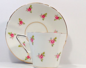 Lovely Stanley Fine Bone China made in England teacup and saucer.
