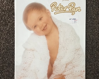 Baby knitting, crochet, patterns booklet, Peter Pan. Over 20 patterns. 0-5 years. ORIGINAL