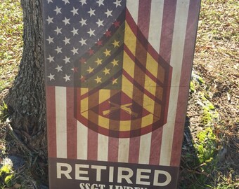 Personalized Vintage Flag