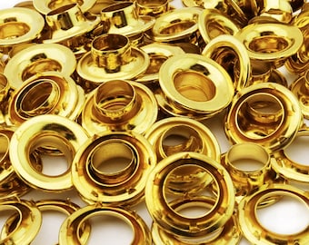C.S. Osborne Brass Grommets & Spur Washers #G2-6 (Size 6) 144 Sets