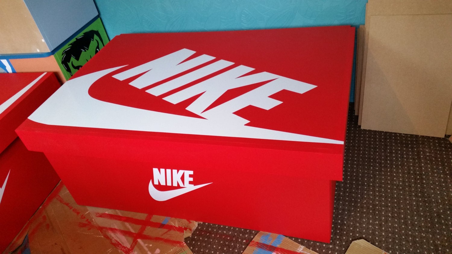 large nike storage box