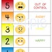 Emotions Feelings Chart Special Needs Autism Speech Delay