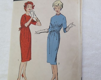 Vintage Vintage 50s ANNE FOGARTY Camise Dress Sewing Pattern sz 14 B34