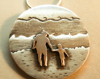 Colgante personalizado, a partir de una foto, Regalo Personalizado, Retrato de plata