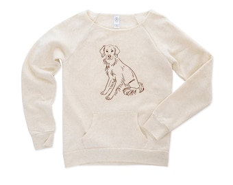 Golden Retriever Sweatshirt - Golden Retriever Sweater - Retriever Shirt - Retriever Clothing - Dog Sweater - Dog Tshirt - Animal Sweater