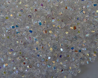 Swarovski - Crystal - Aurora Borealis 3 mm beads