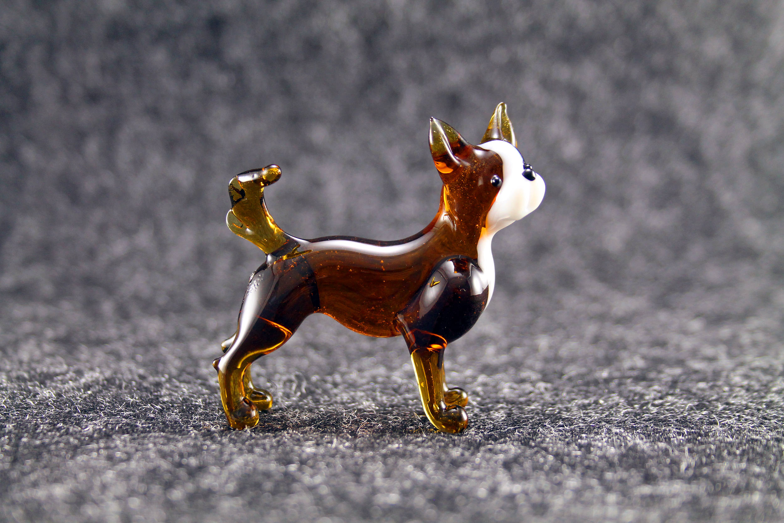 dog glass figurines