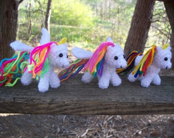 Pegasus, Alicorn, and Unicorn Trio