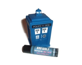 Bad Wolf - Rose & Chocolate Doctor Who Inspired Lip Balm Geek Stix - Rose Tyler - Shimmer