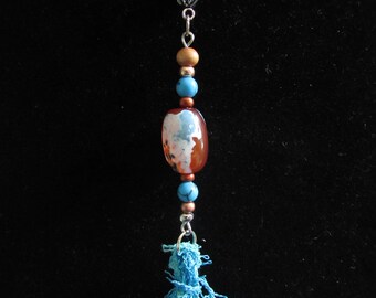 Western style tassel necklace