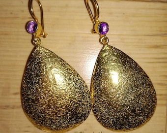 Amethyst Drop Earrings